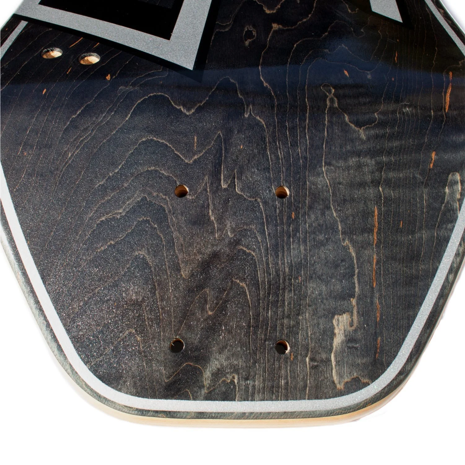 MBS Comp 95 Mountainboard Deck - Silver Hex — MBS.COM